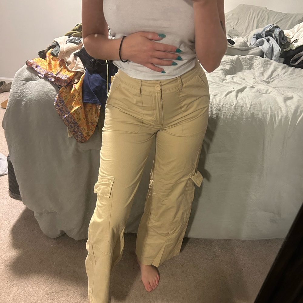 Luna Mid Rise Cargo in TAN